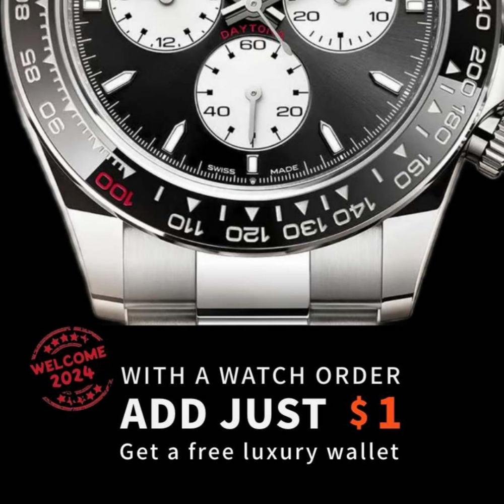 Ring in 2024 with Luxury: Our Exclusive Watch & Wallet Promotion!