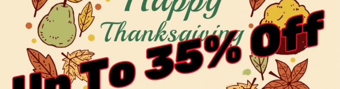 Thanksgiving and Black Friday Cheer: 15% Off, Once a Year!